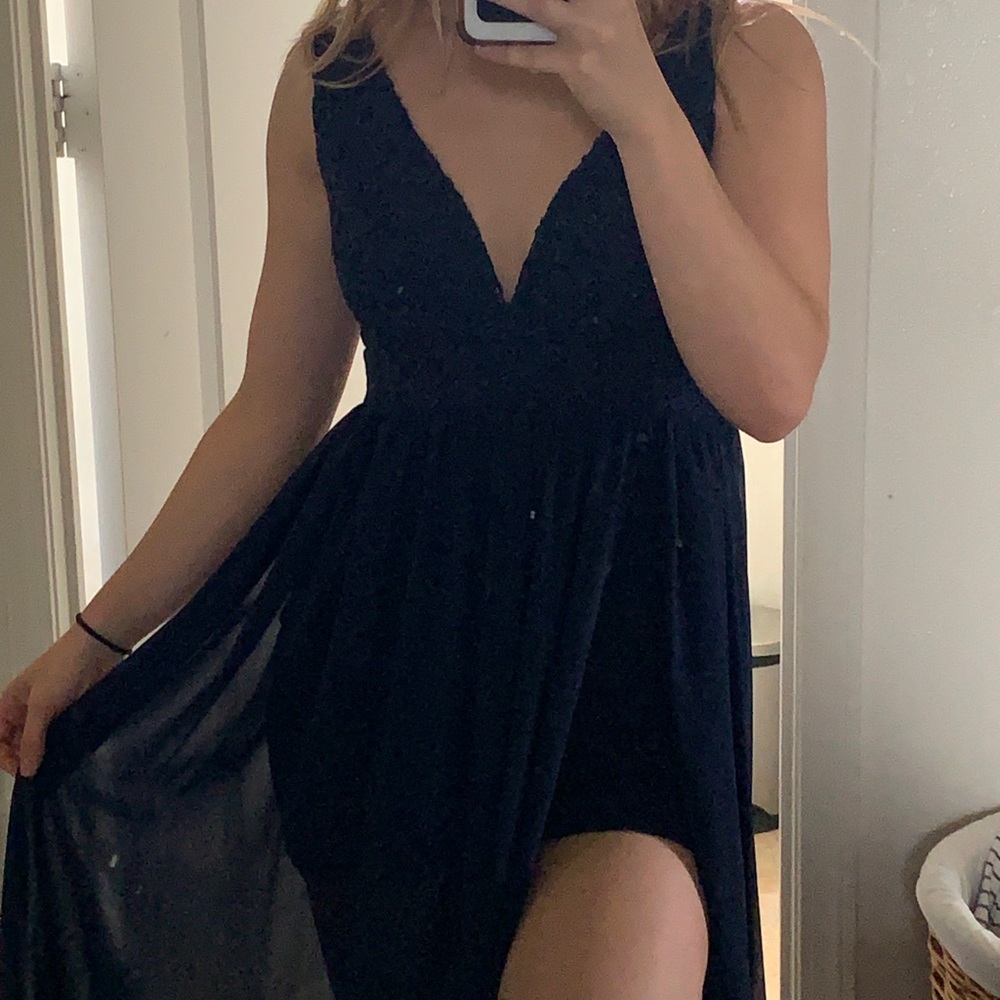 Dark blue lulus dress